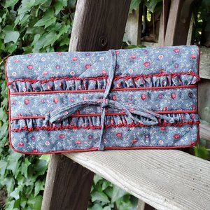 Vintage Cottagecore Cosmetic Bag